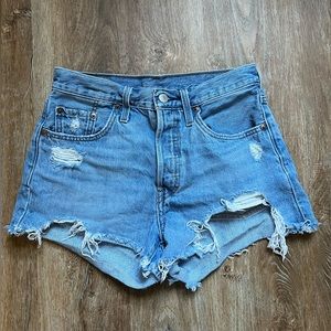 Levi’s Distressed denim Shorts